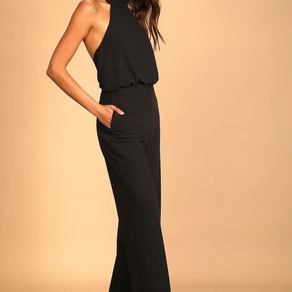 Lulus black jumpsuit - Picture 2 of 5